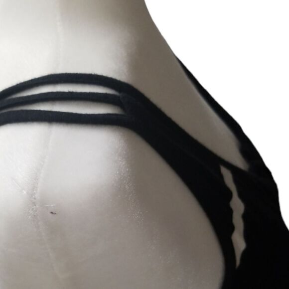 Old Navy Maternity Maxi Dress Black and White Stripes Size Medium - Picture 4 of 8